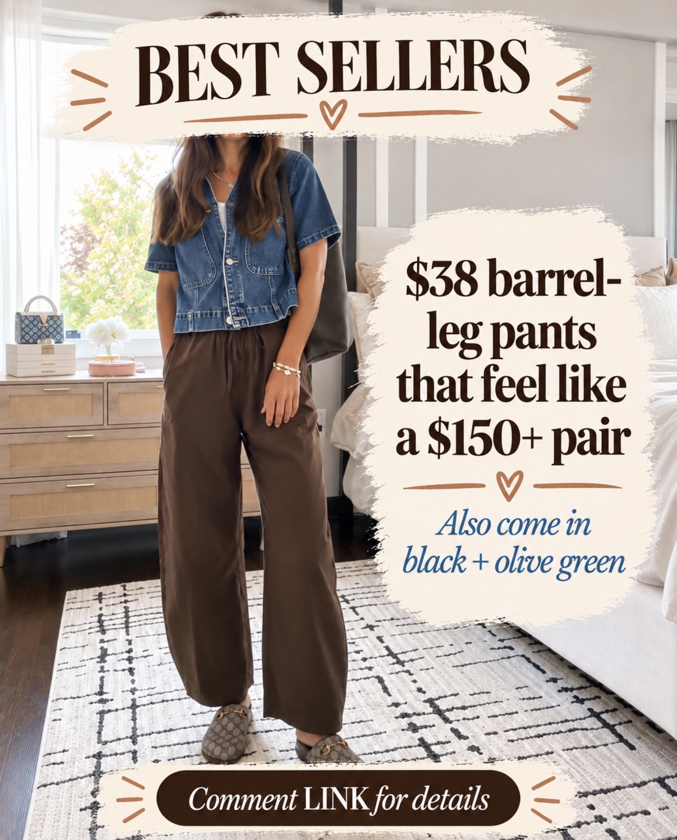 These $38 barrel-leg pants feel like the $150+ pairs—and they’re SO comfortable 🙌🏻 They also come in black and olive green! Comment LINK and I’ll send the details 🔗⬇️

#LTKOver40 #LTKSeasonal #LTKmomlife