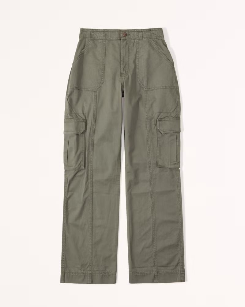 Curve Love Relaxed Cargo Pant | Abercrombie & Fitch (US)