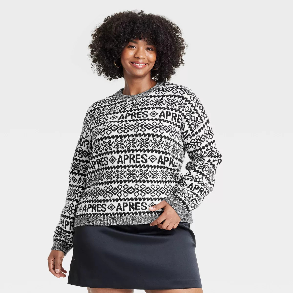 Women's Holiday Crewneck Pullover Sweater - A New Day™ | Target