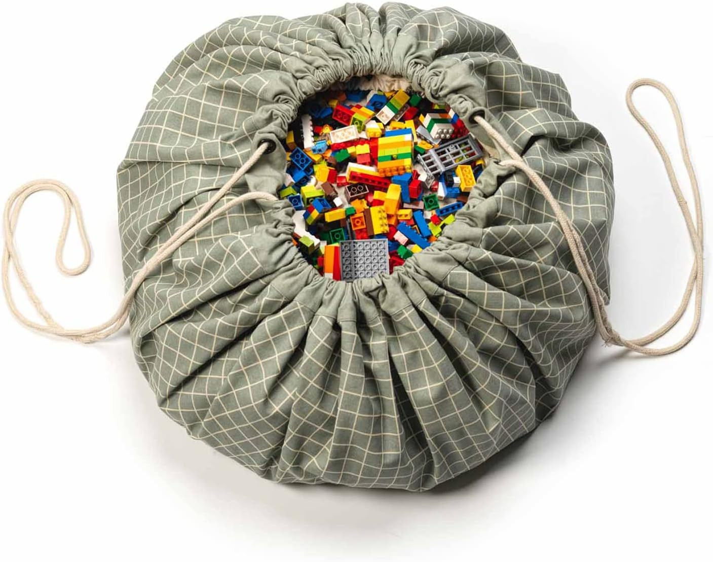 Play & Go Organic Cotton Drawstring Play Mat Storage Bag - Kids Toy Storage Organizer - Storage B... | Amazon (US)