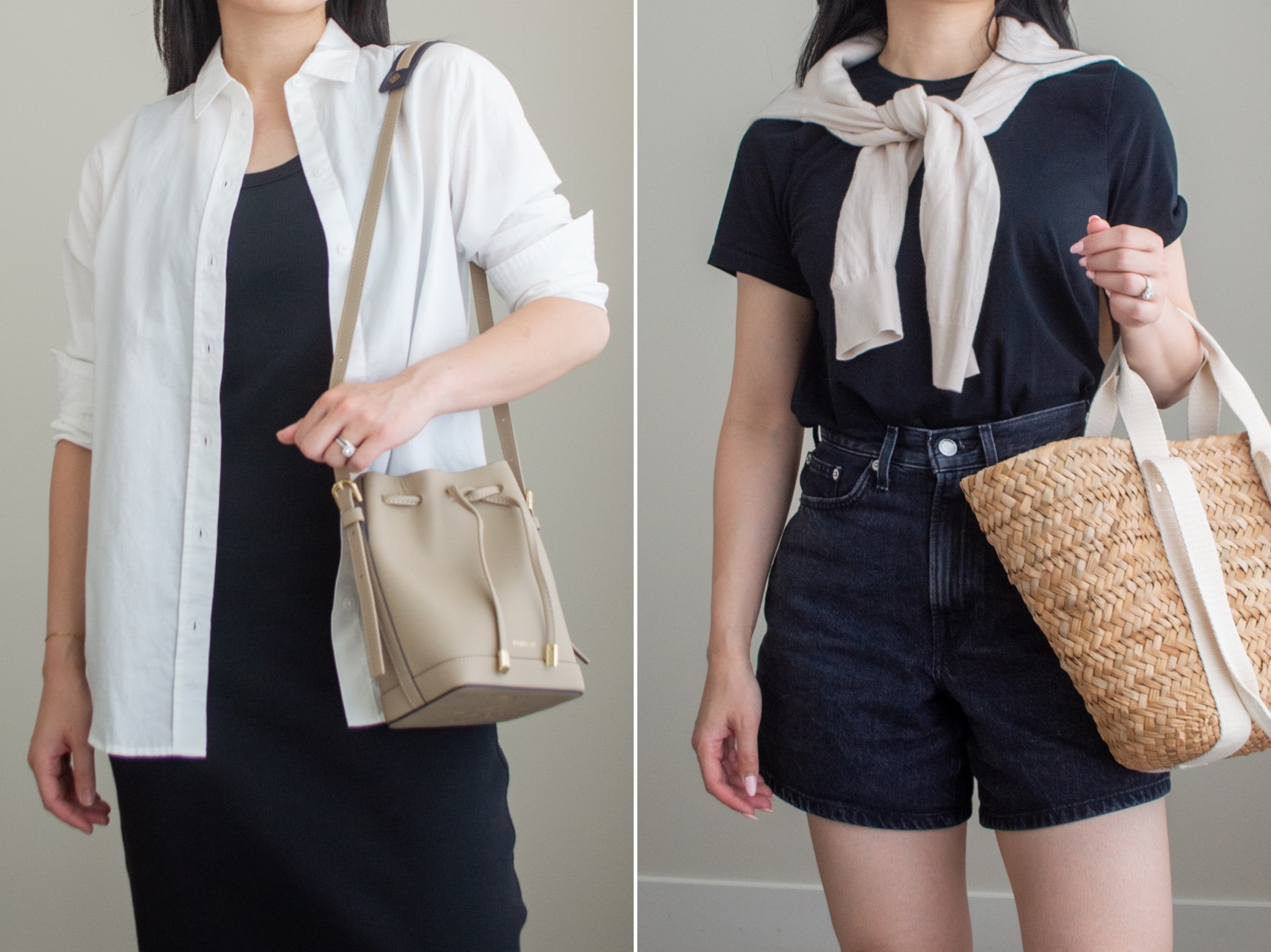 EVERLANE SALE 25% OFF - including the Must-Have Shirt (left) and A-line Denim Short (right), both perfect for spring/summer. Wearing size 2 in the shirt and 24 in the shorts. 

#LTKSummerEdit #LTKStyleTip #LTKSeasonal