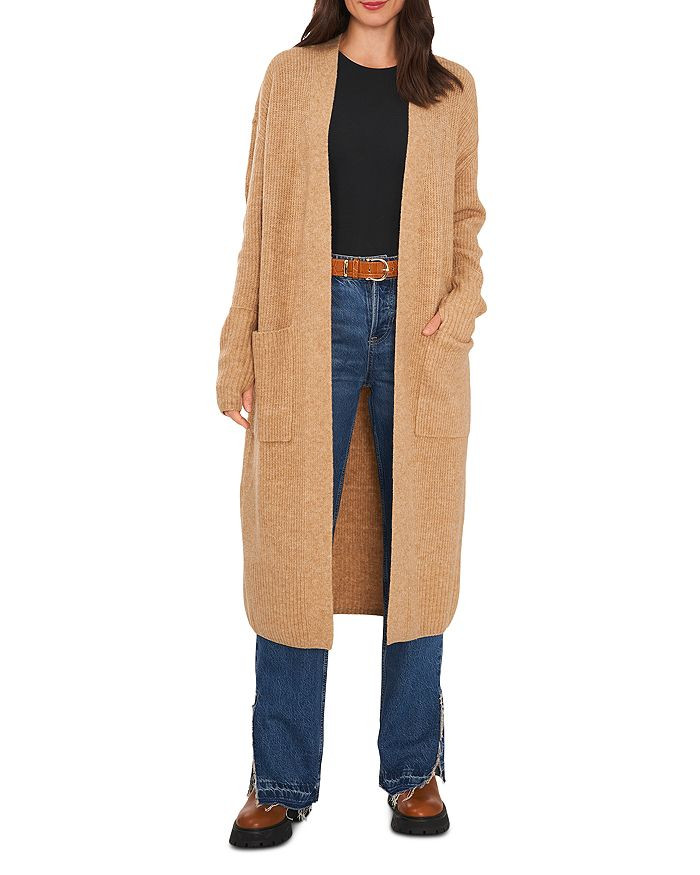 Longer Length Ribbed Cardigan | Bloomingdale's (US)