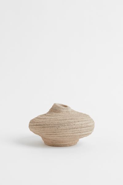 Asymmetric Stoneware Candle Holder | H&M (US)