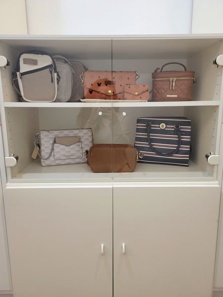 My FAVORITE part of my closet is where I store my purses - I've mentioned I do not own any expensive purses (the most expensive one in here is probably the one I got as a gift from my MIL 💛) I am the worst at leaving them everywhere 😬 but am so excited to have a place to keep them now 😍 I know this is already a bit extra but I want to be even more extra & add lights to the inside 💀 I also wanna find little stands to keep them from falling over! I did link the purses I have, that are still in stock.. including my new one thats front & center 😍 Remember you can always get a price drop notification if you heart a post/save a product 😉 

✨️ P.S. if you follow, like, share, save, subscribe, or shop my post (either here or @coffee&clearance).. thank you sooo much, I appreciate you! As always thanks sooo much for being here & shopping with me 🥹 

| ltk spring sale, Easter, Wedding Guest Dress, Spring Outfit, Dress, St. Patrick's Day Outfit, Maternity, Jeans, Vacation Outfit, Date Night Outfit, Swimsuit, target, amazon, walmart, target home, walmart home, amazon home, amazon fashion, amazon finds, target finds, walmart finds, opalhouse, threshold, hearth and hand with magnolia | #ltkspringsale #ltkmostloved #LTKxPrime #LTKxMadewell #LTKCon #LTKGiftGuide #LTKSeasonal #LTKHoliday #LTKVideo #LTKU #LTKover40 #LTKhome #LTKsalealert #LTKmidsize #LTKparties #LTKfindsunder50 #LTKfindsunder100 #LTKstyletip #LTKbeauty #LTKfitness #LTKplussize #LTKworkwear #LTKswim #LTKtravel #LTKshoecrush #LTKitbag #LTKbaby #LTKbump #LTKkids #LTKfamily #LTKmens #LTKwedding #LTKeurope #LTKbrasil #LTKaustralia #LTKAsia #LTKxAFeurope #LTKHalloween #LTKcurves #LTKfit #LTKRefresh #LTKunder50 #LTKunder100 #liketkit https://liketk.it/4B5ea @liketoknow.it