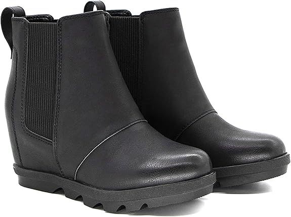 Athlefit Women's Wedge Boots Comfortable Ankle Wedge Booties | Amazon (US)