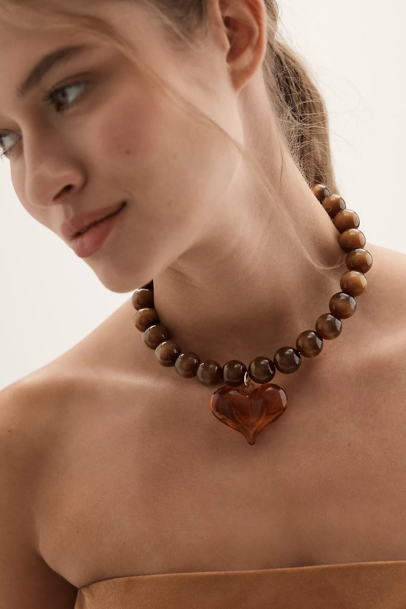 Mod Beaded Pendant Necklace | Anthropologie (US)