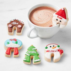 Personalized Holiday Cookie Mug Toppers, Set of 5 | Williams-Sonoma