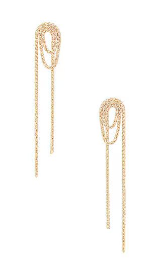 Vroom Chain Earring in Gold | Revolve Clothing (Global)