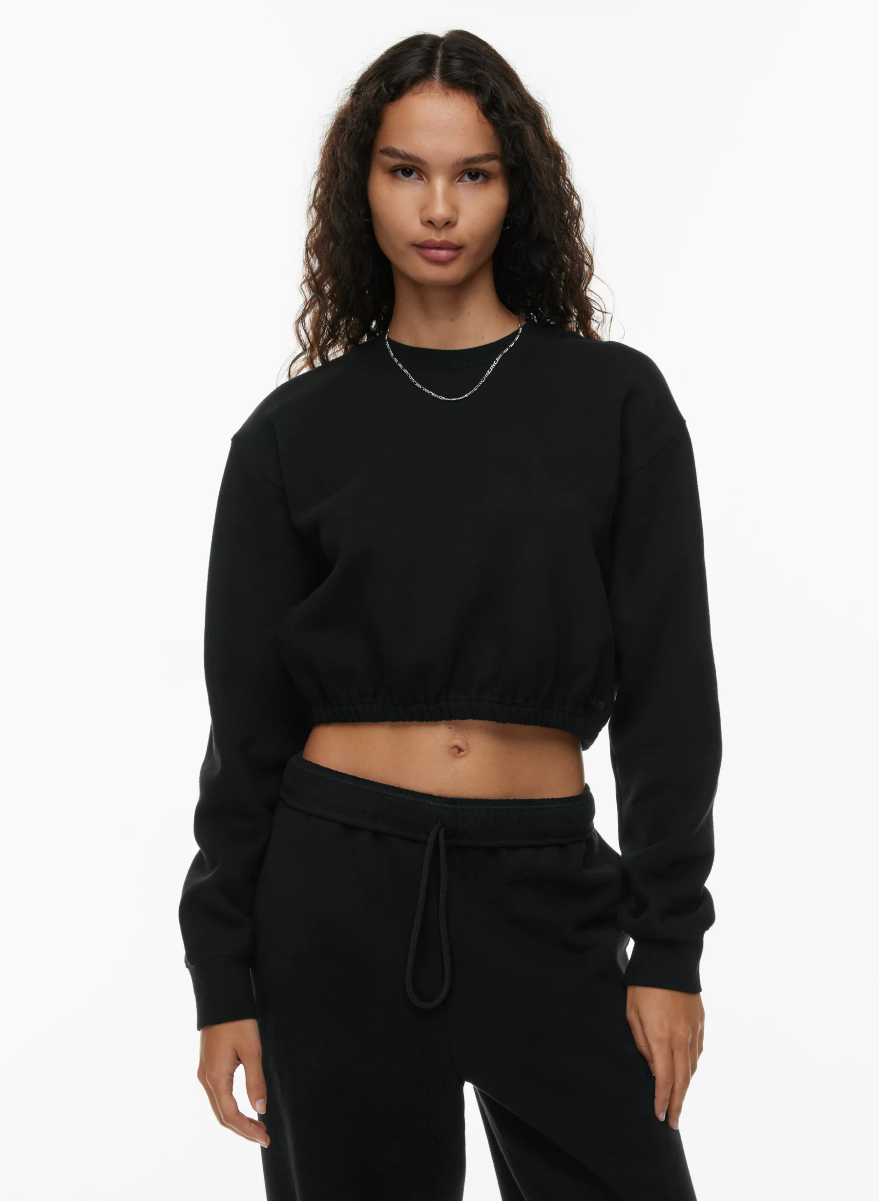 COZY FLEECE PERFECT CINCH SWEATSHIRT | Aritzia