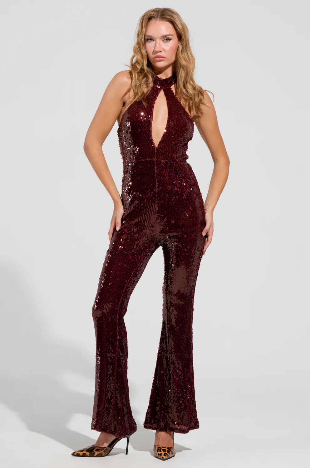 ON REPEAT SEQUIN JUMPSUIT | AKIRA
