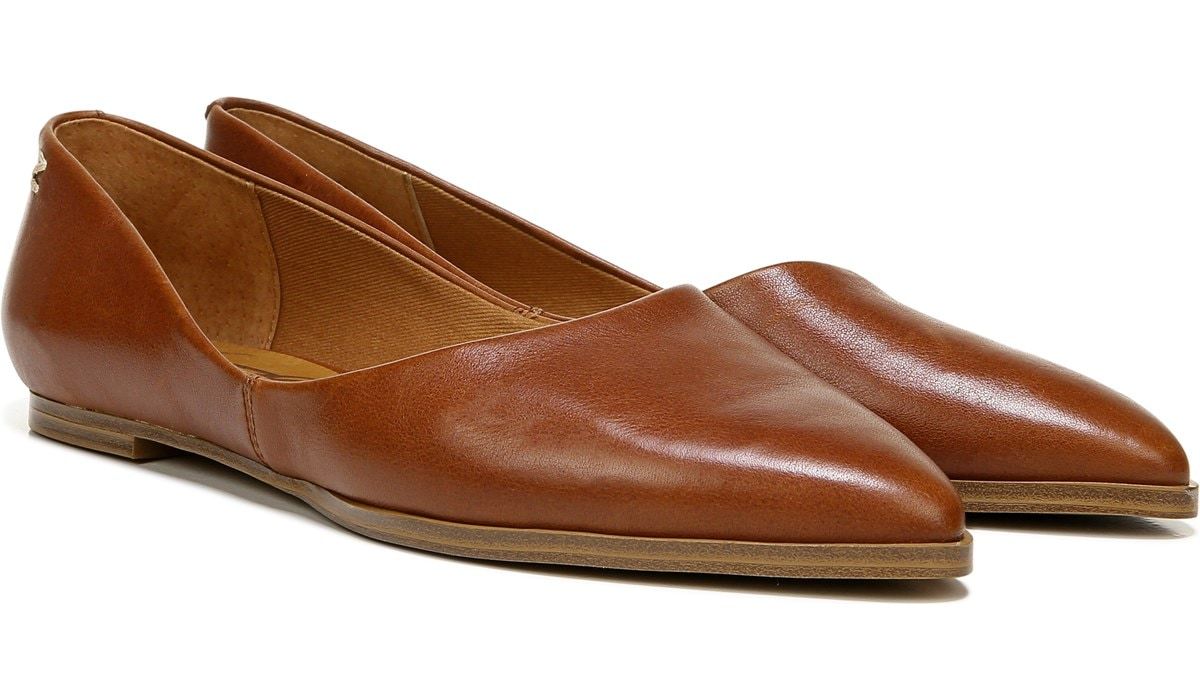 Hill Flat in Cognac Leather | Zodiac Shoes | Zodiac Shoes