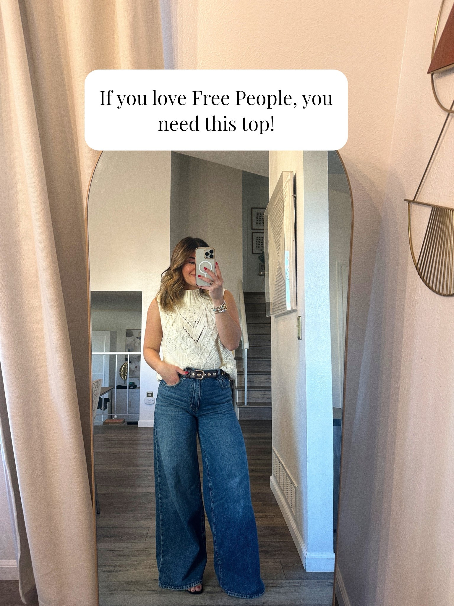 This top is available in multiple colors! It’s so pretty and soft! Love the quality! 
Top size small
Jeans size 25 regular. Take 25% off right now!!

#LTKSaleAlert #LTKSeasonal #LTKootd