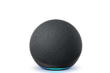 Echo (4th Gen) | With premium sound, smart home hub, and Alexa | Charcoal | Amazon (US)
