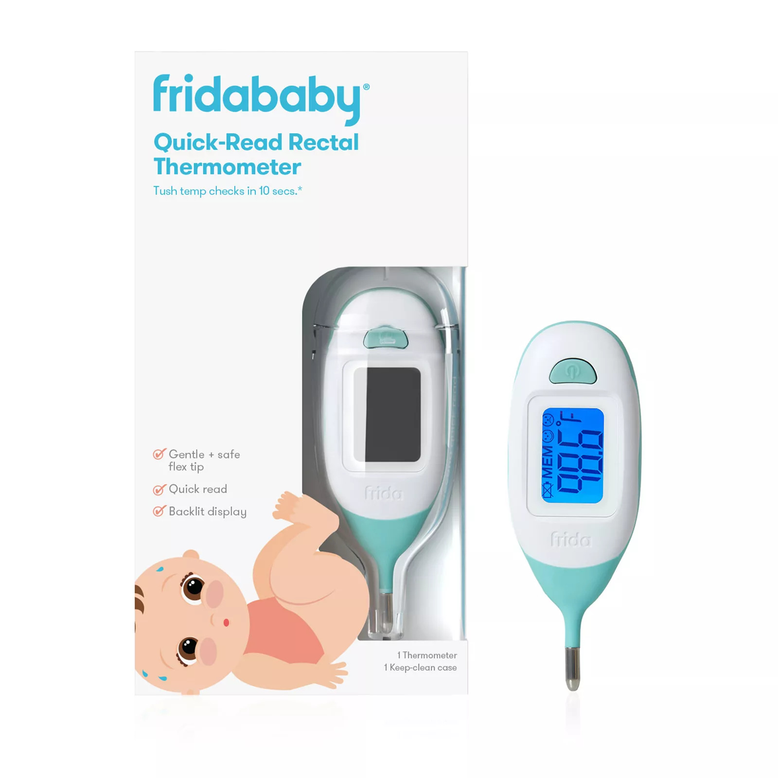 Fridababy Quick-Read Digital Rectal Thermometer, Multicolor | Kohl's