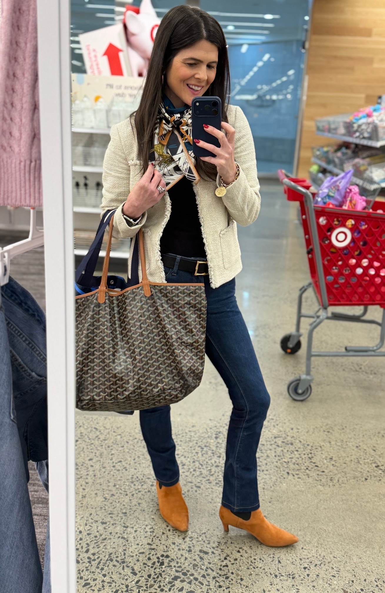 Today’s #ootd - linking my #pumiey long sleeve tshirt,  boots, and scarf! All workhorses in my wardrobe! 

#LTKootd #LTKgrwm #LTKdayinmylife