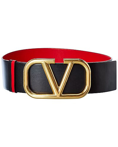 Valentino VLogo 70mm Reversible & Adjustable Leather Belt | Gilt & Gilt City