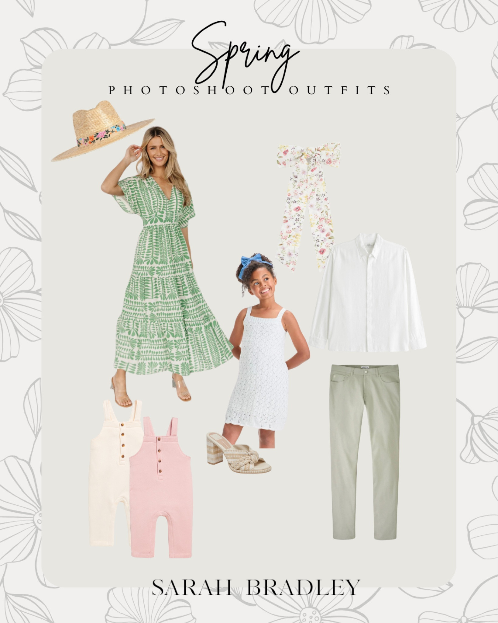 Spring photoshoot planning! Fun to utilize patterns, dress it up with accessories but stay neautral!

#LTKFamily #LTKStyleTip #LTKKids