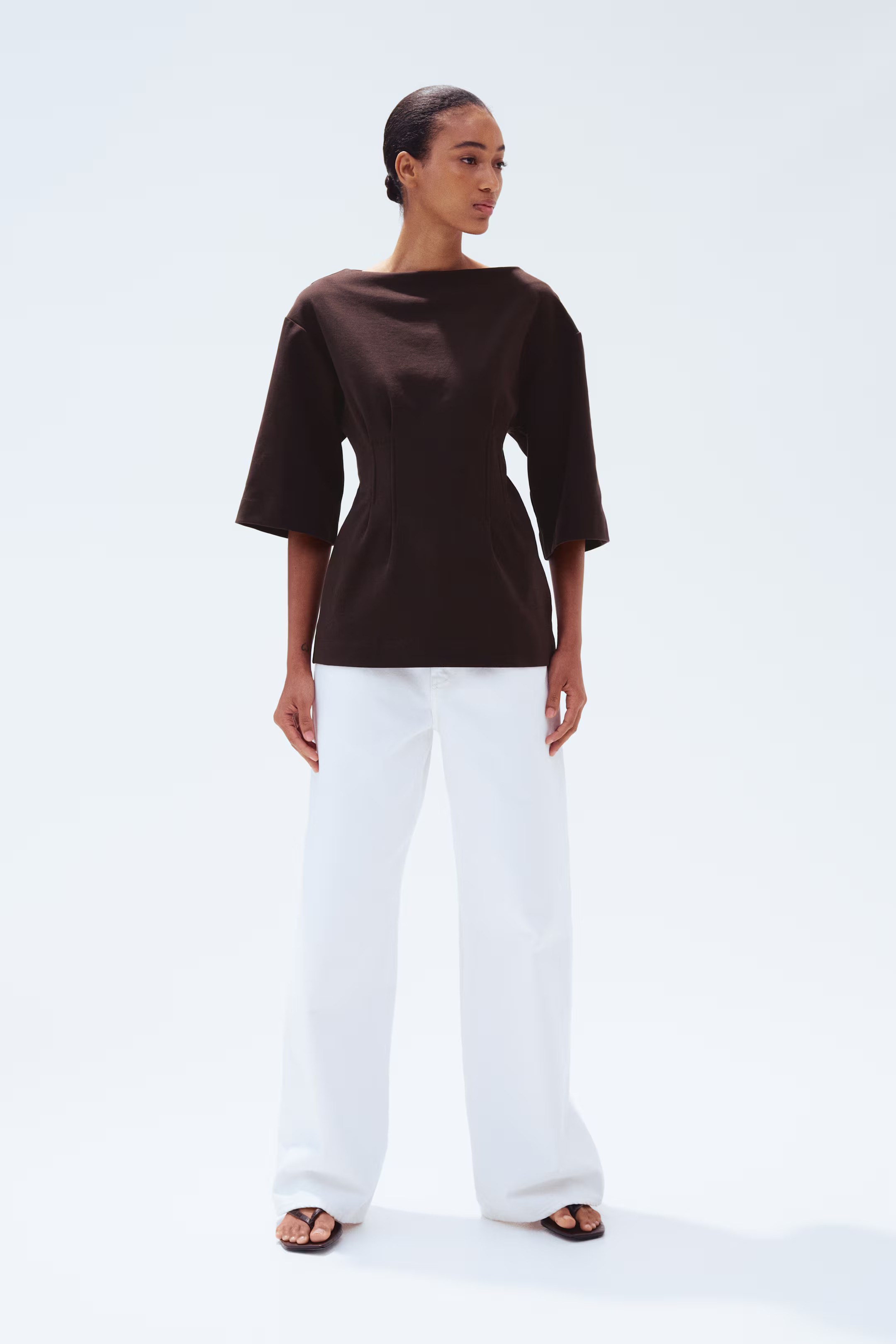 T-Shirt with Defined Waist | H&M (US + CA)