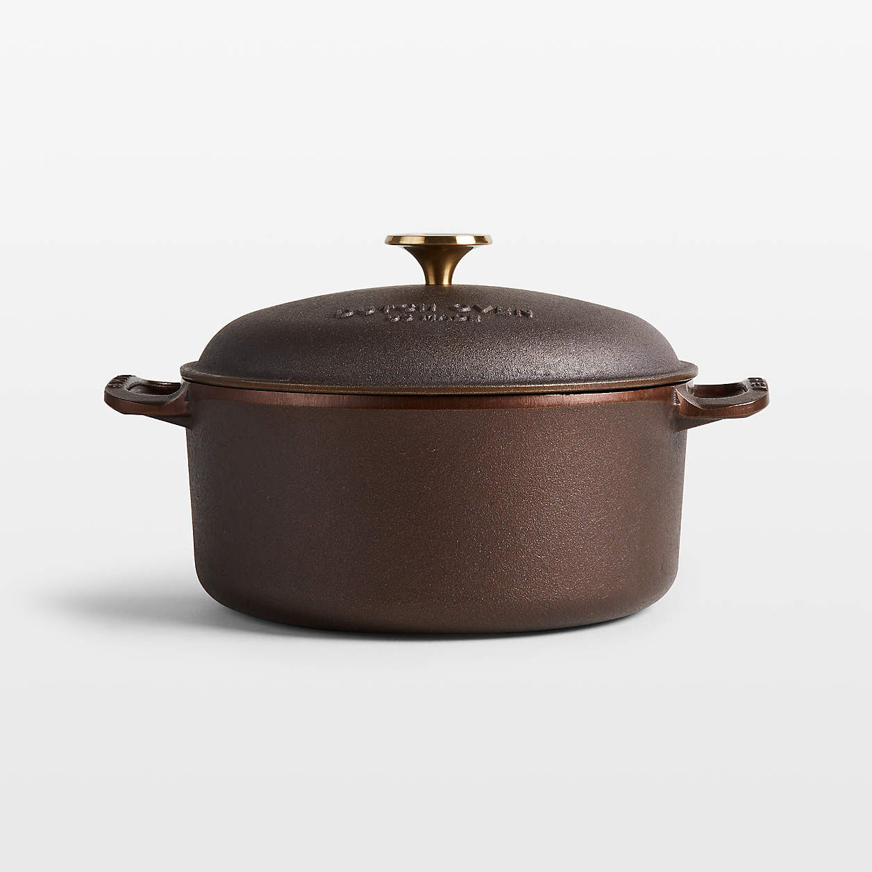 Smithey 5.5-Qt. Cast Iron Dutch Oven + Reviews | Crate & Barrel | Crate & Barrel