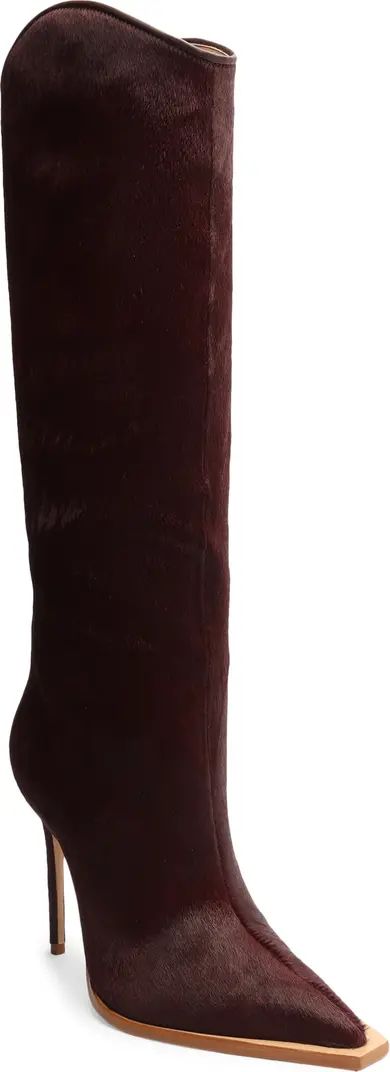 Schutz Maryana Welt Wild Genuine Calf Hair Western Boot | Nordstrom | Nordstrom