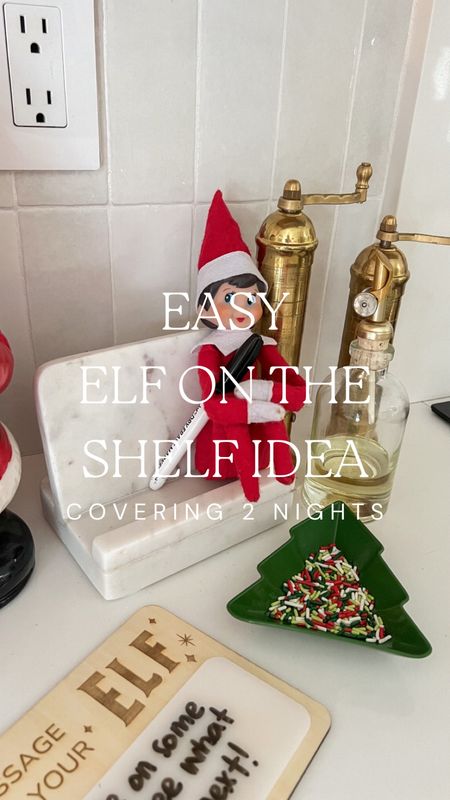 elf on the shelf ideas! check out my reel on my Instagram @houseofscavone #elfontheshelf #christmasmagic #christmas #kids #christmastime 

#LTKkids #LTKHoliday #LTKhome