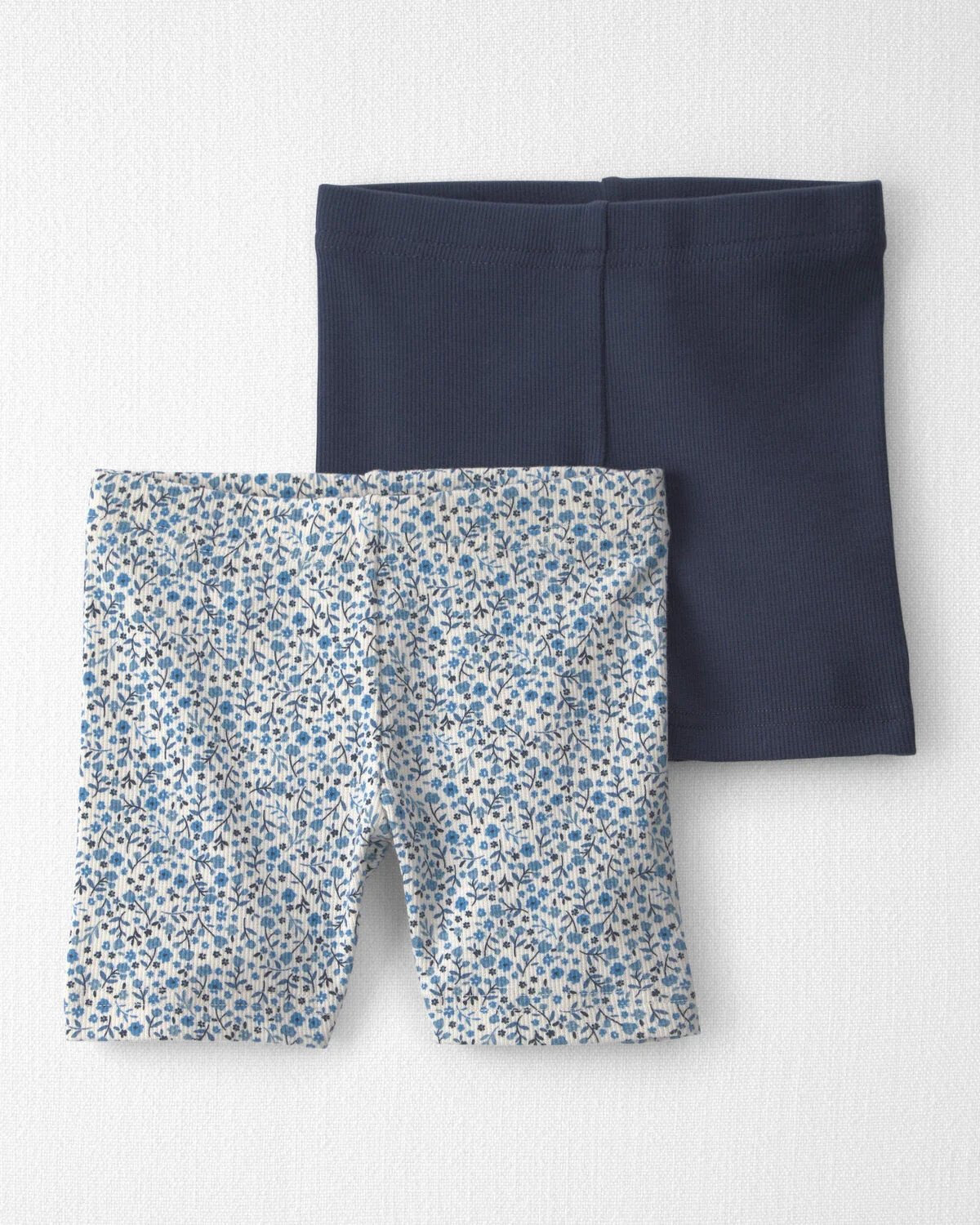 Toddler Girl 2-Pack Organic Cotton Ribbed Pedal  Shorts - Little Planet | Carter's | Carter's Inc