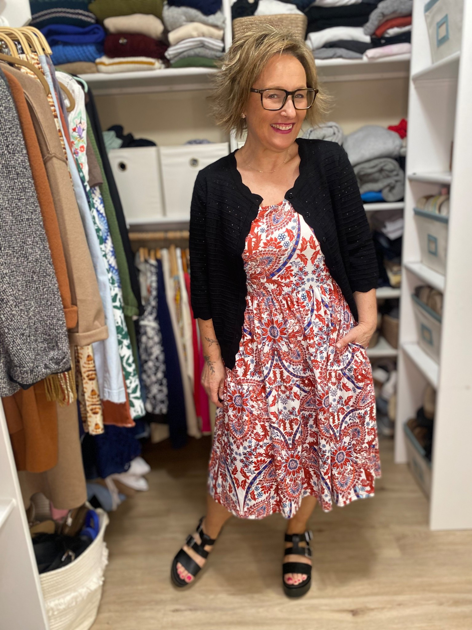 Fun sleeveless print dress styled 2 ways

#LTKMidsize #LTKSummerEdit #LTKPetite