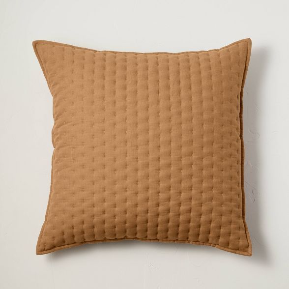 Cashmere Blend Quilted Pillow Sham - Casaluna™ | Target