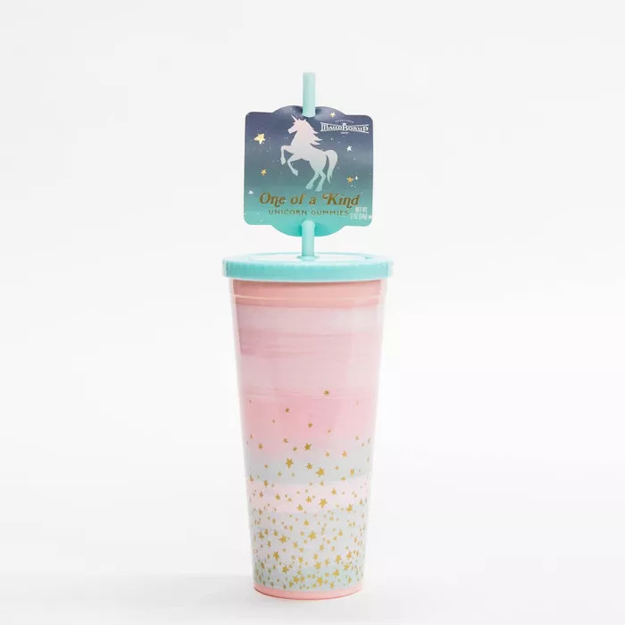 Maud Borup Valentine's Unicorn Tumbler with Unicorn Gummies - 2oz | Target