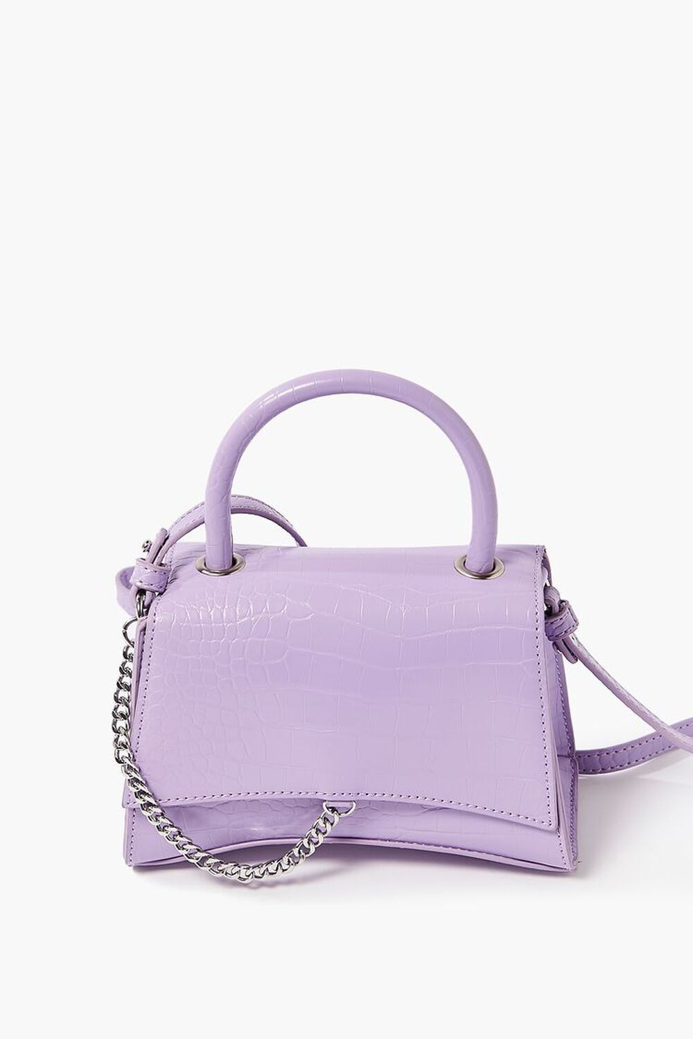 Faux Croc Leather Crossbody Bag | Forever 21 | Forever 21 (US)