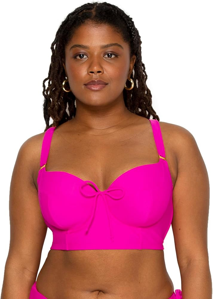 Smart & Sexy Women's Swimwear Lightly Lined Underwire Bikini Top | Amazon (US)