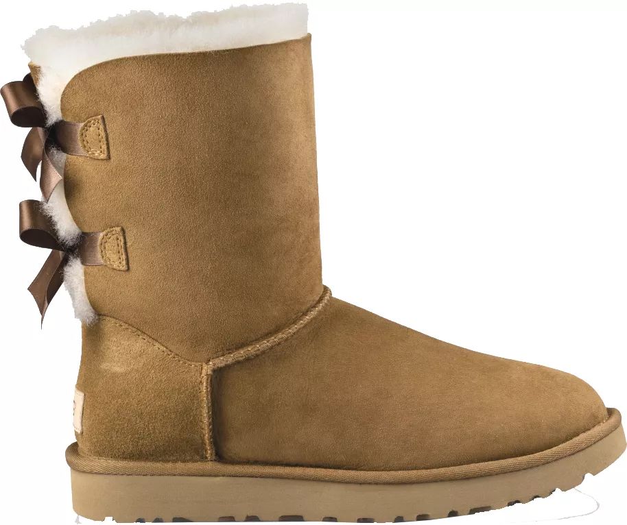 UGG Women's Bailey Bow II Winter Boots, Size: 6.0, Brown | Dick's Sporting Goods