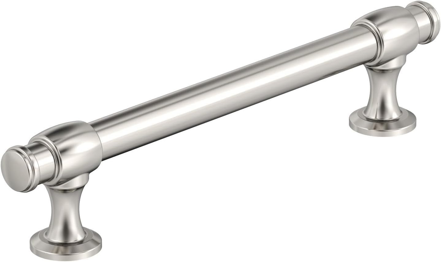 Amerock BP36767PN | Winsome 5-1/16 inch (128mm) Center-to-Center Polished Nickel Cabinet Pull | K... | Amazon (US)