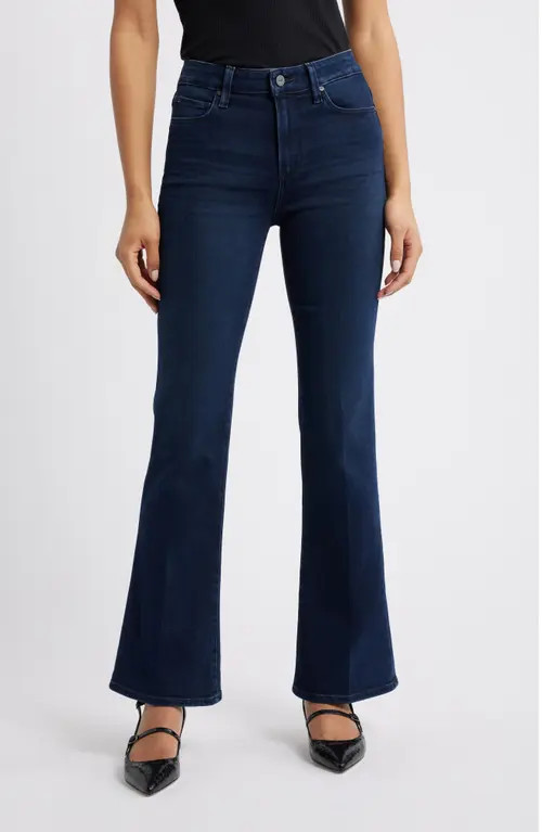 PAIGE Laurel Canyon High Waist Bootcut Jeans in Bespoke at Nordstrom, Size 31 | Nordstrom