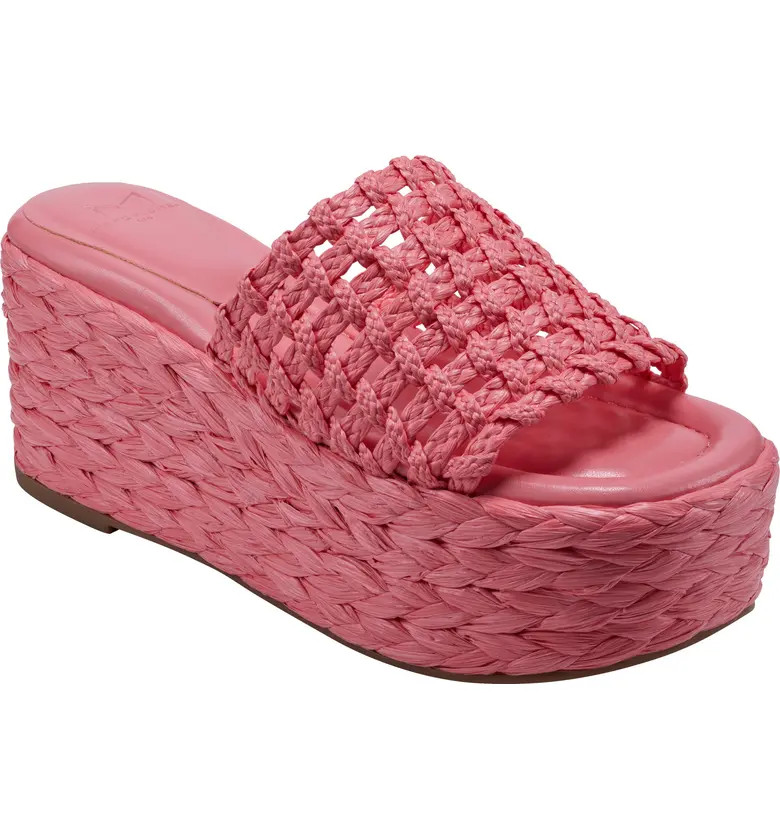 Priya Woven Jute Platform Slide Sandal (Women) | Nordstrom