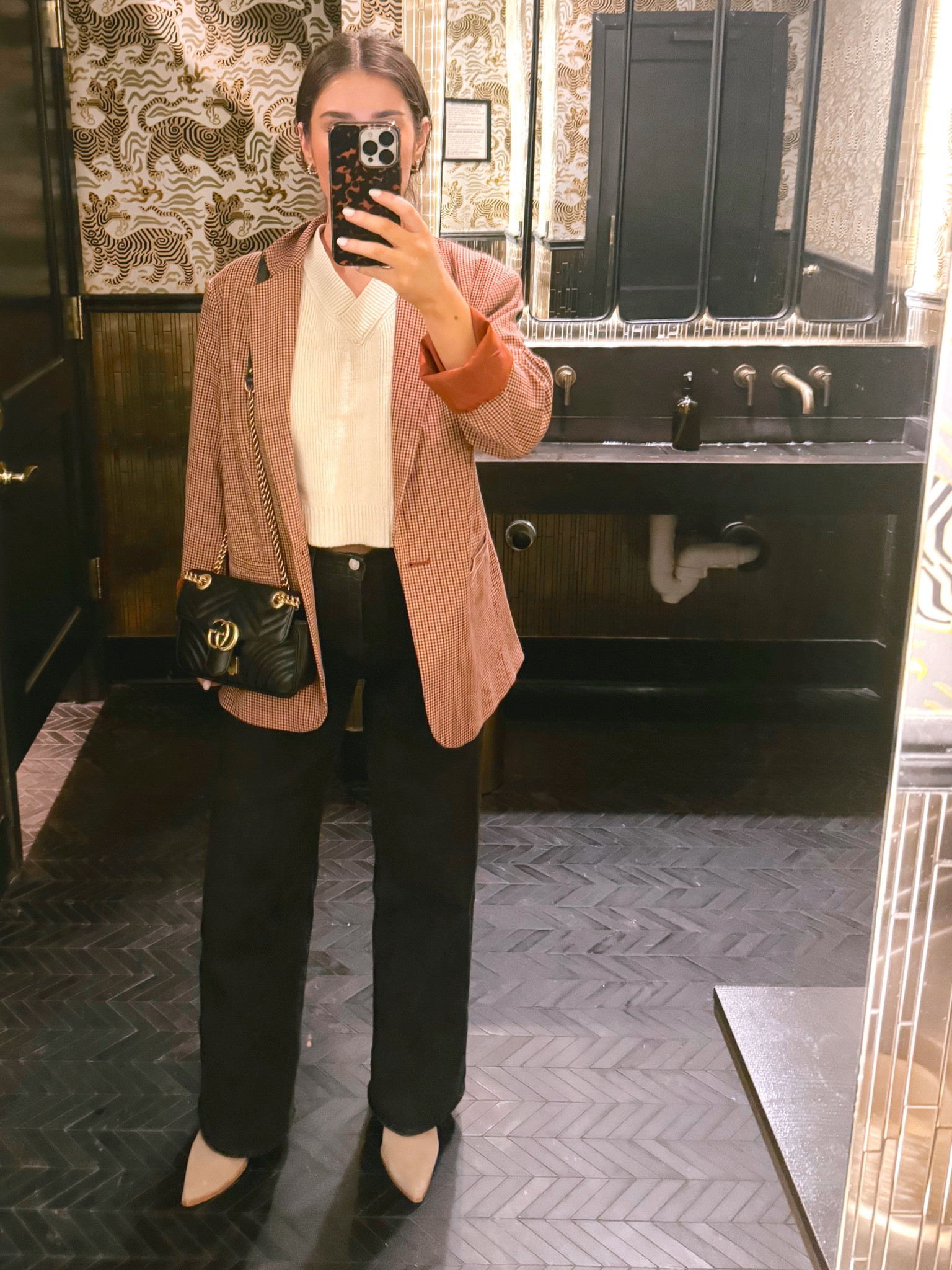 LIVING for the fall outfits! Happy hour & dinner post 9-5!! ✨ #OOTN #workwear #blazer #finds #fashion 

#LTKSeasonal #LTKworkwear #LTKstyletip