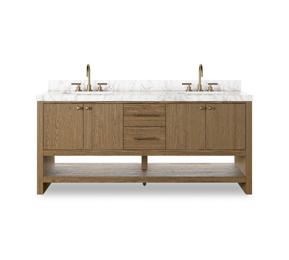 Aspen 72" Double Sink Vanity | Pottery Barn (US)