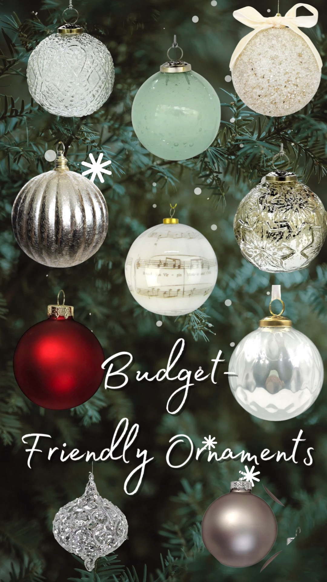 Decorate your tree with beautiful, vintage looking ornaments with out spending a lot! All of these ornaments are $5 or less (some as low as $.40!) and look like a million bucks!

#LTKhome #LTKHoliday #LTKSeasonal