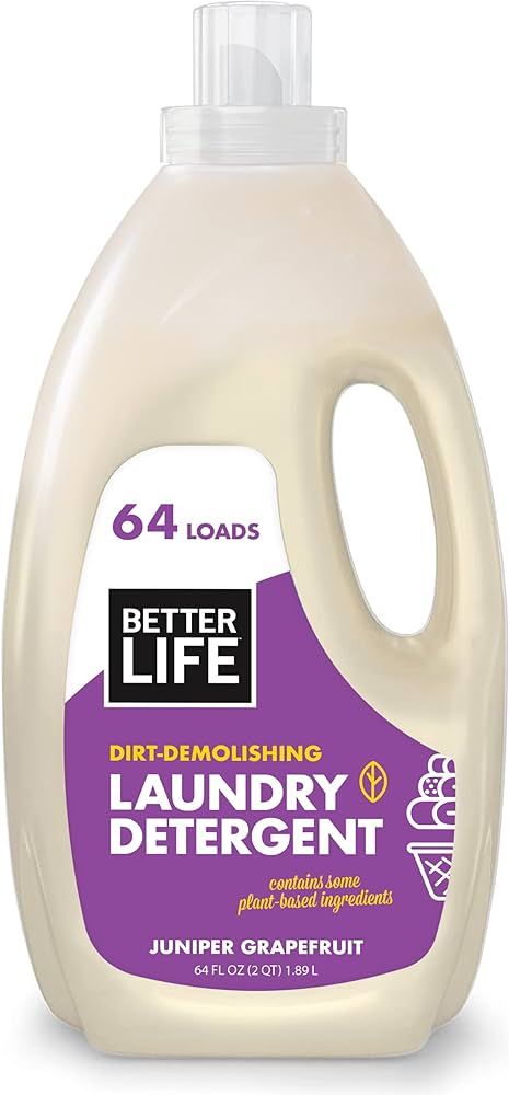 Better Life Natural Concentrated Laundry Detergent, Lavender Grapefruit, 64 loads | Amazon (US)