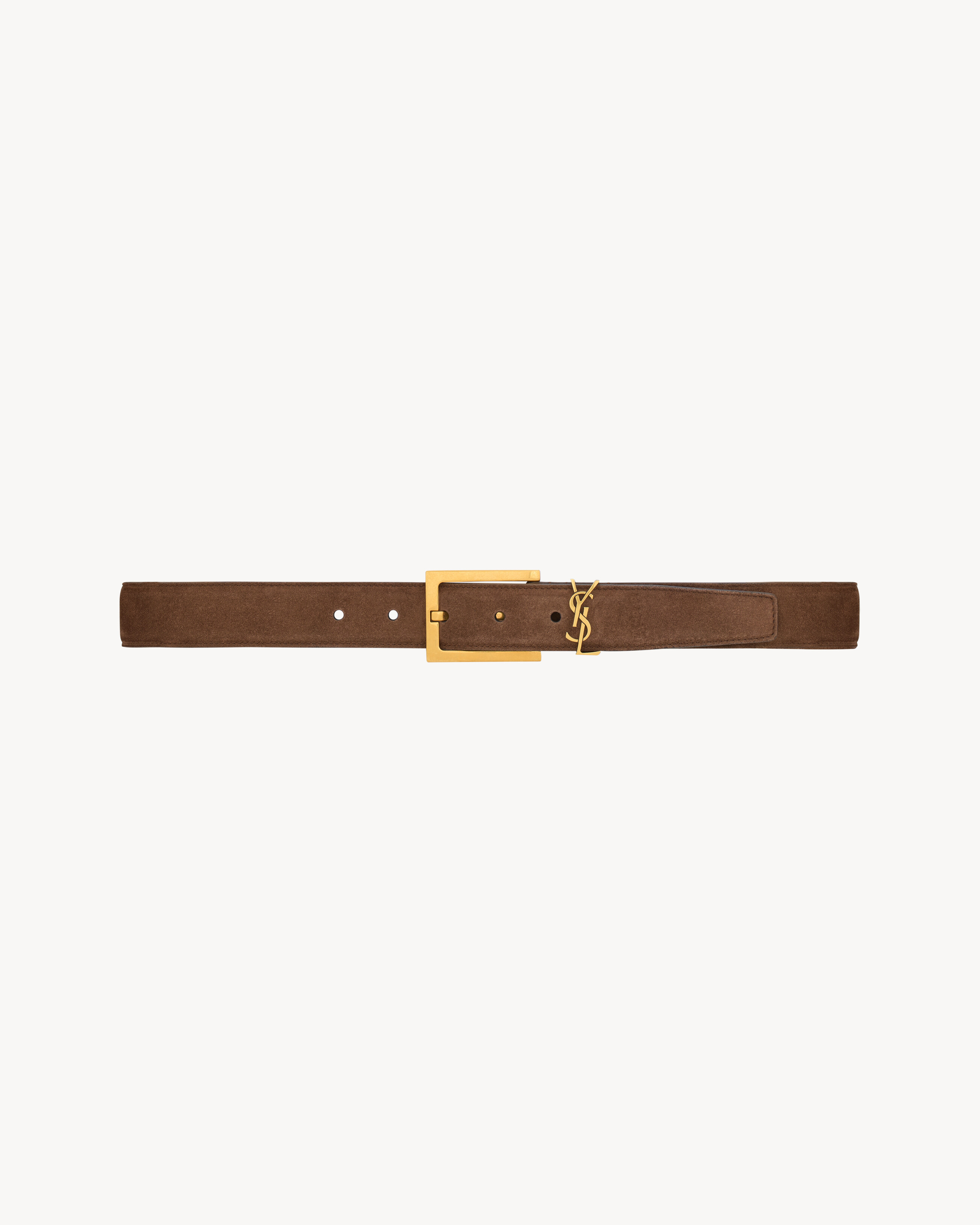 CASSANDRE belt in suede | Saint Laurent Inc. (Global)
