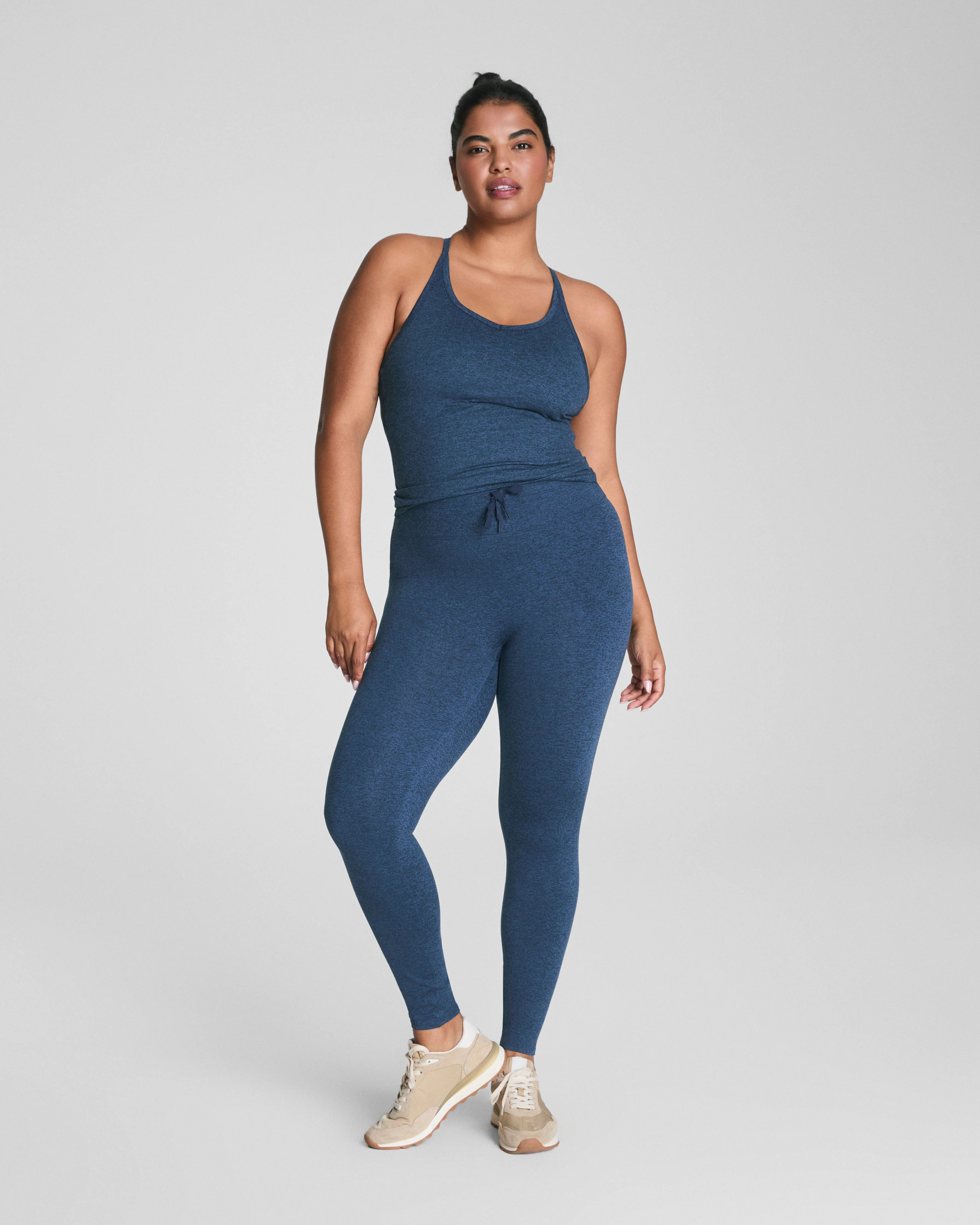 Spanx Women's SPANXsupersmooth SoftStretch Full-Length Leggings in Timeless Navy / Dark | Spanx