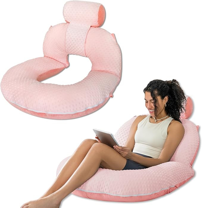 INSEN Reading Pillow, Back Pillow for Sitting in Bed for Reading, Nurse & Relax, Reading Pillow f... | Amazon (US)