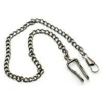 Gunmetal Pocket Watch Chain, Accessories, Chain | Etsy (US)