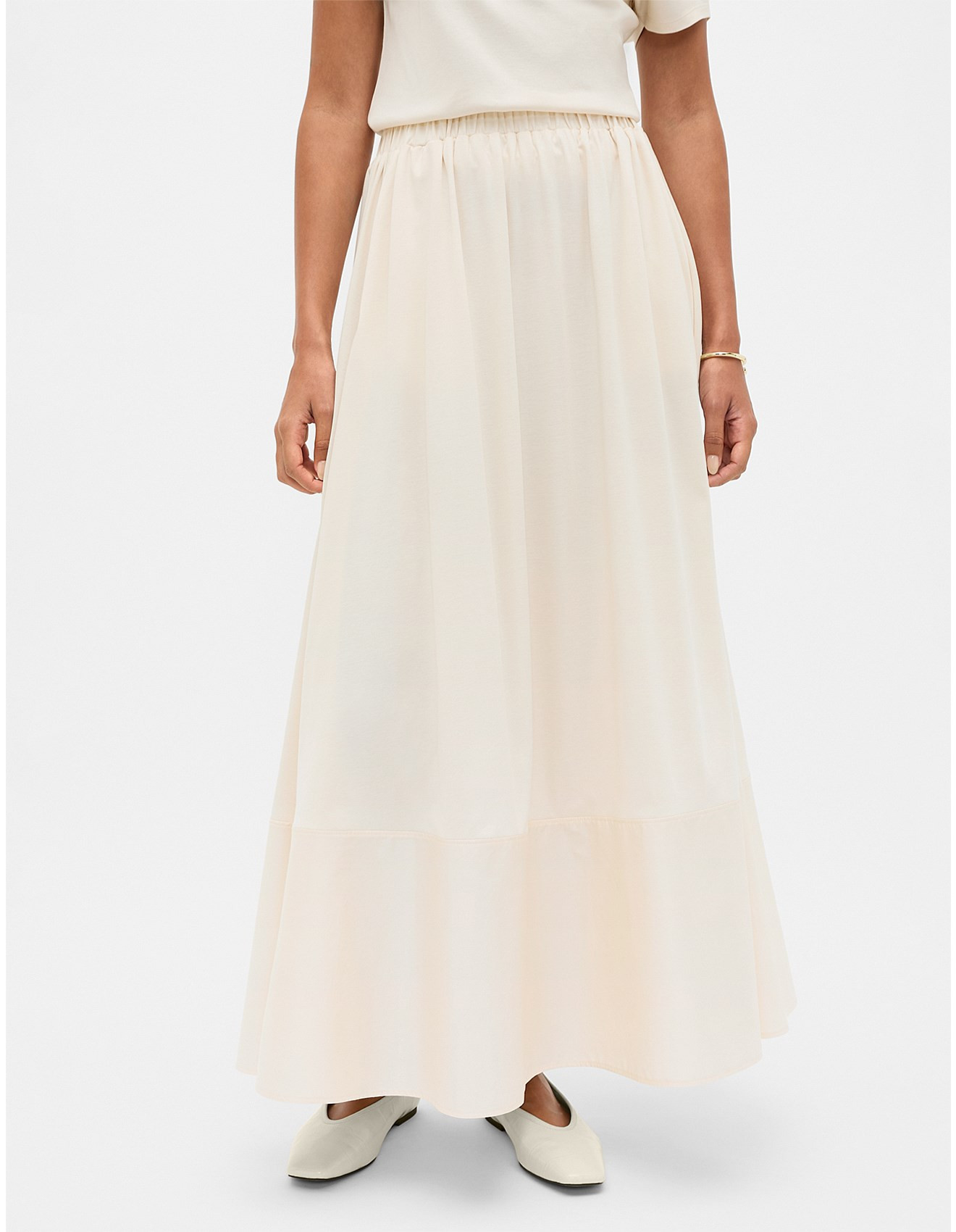 JERSEY SPLICED MIDI SKIRT | David Jones (Australia & New Zealand)
