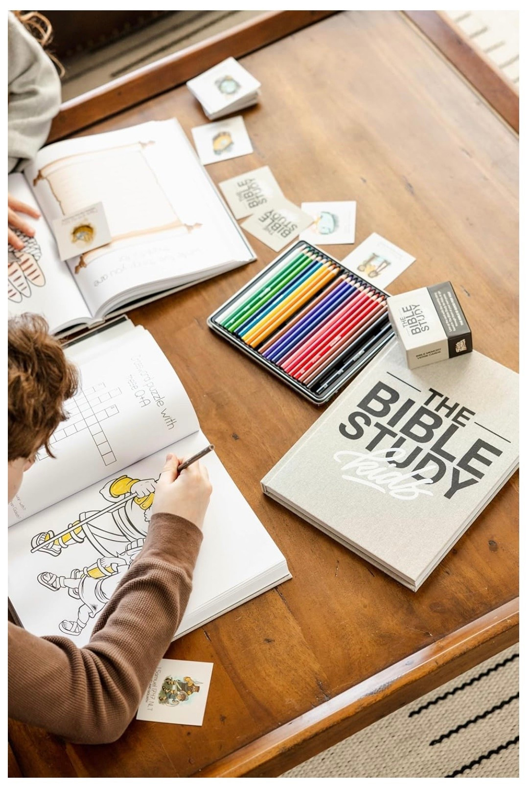 This has become our favorite Bible activity lately 🤍
My kids love coloring, solving puzzles, and learning about God at the same time. 

#LTKKids #LTKFamily
#ChristianParenting
#FaithBasedFamily #ChildrensBible
#BibleForKids #ChristianMom
#MomLife #FaithFilledHome
#KidsActivities #RaisingLittleDisciples
#ChristianFamily

#LTKmomlife #LTKstorytime #LTKKids