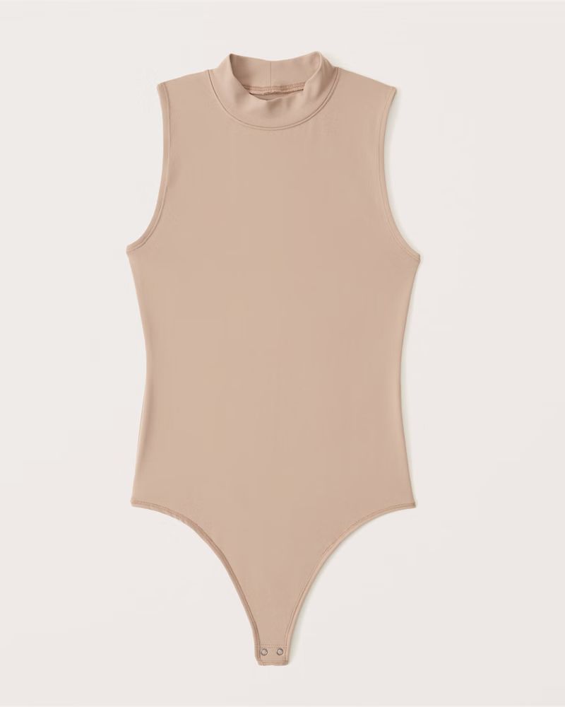 Women's Seamless Fabric Mockneck Bodysuit | Women's Up To 50% Off Select Styles | Abercrombie.com | Abercrombie & Fitch (US)
