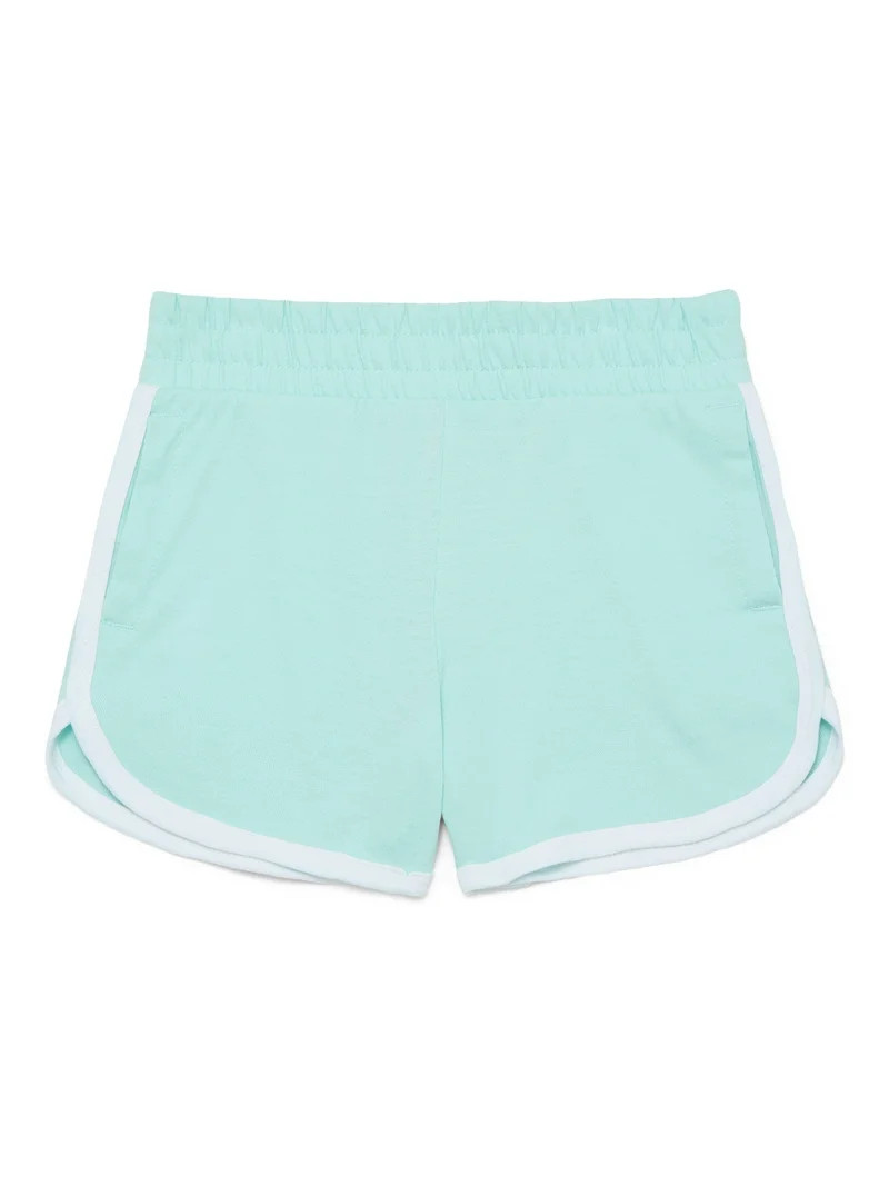 Wonder Nation Girls Dolphin Hem Shorts, Sizes 4-18 & Plus | Walmart (US)