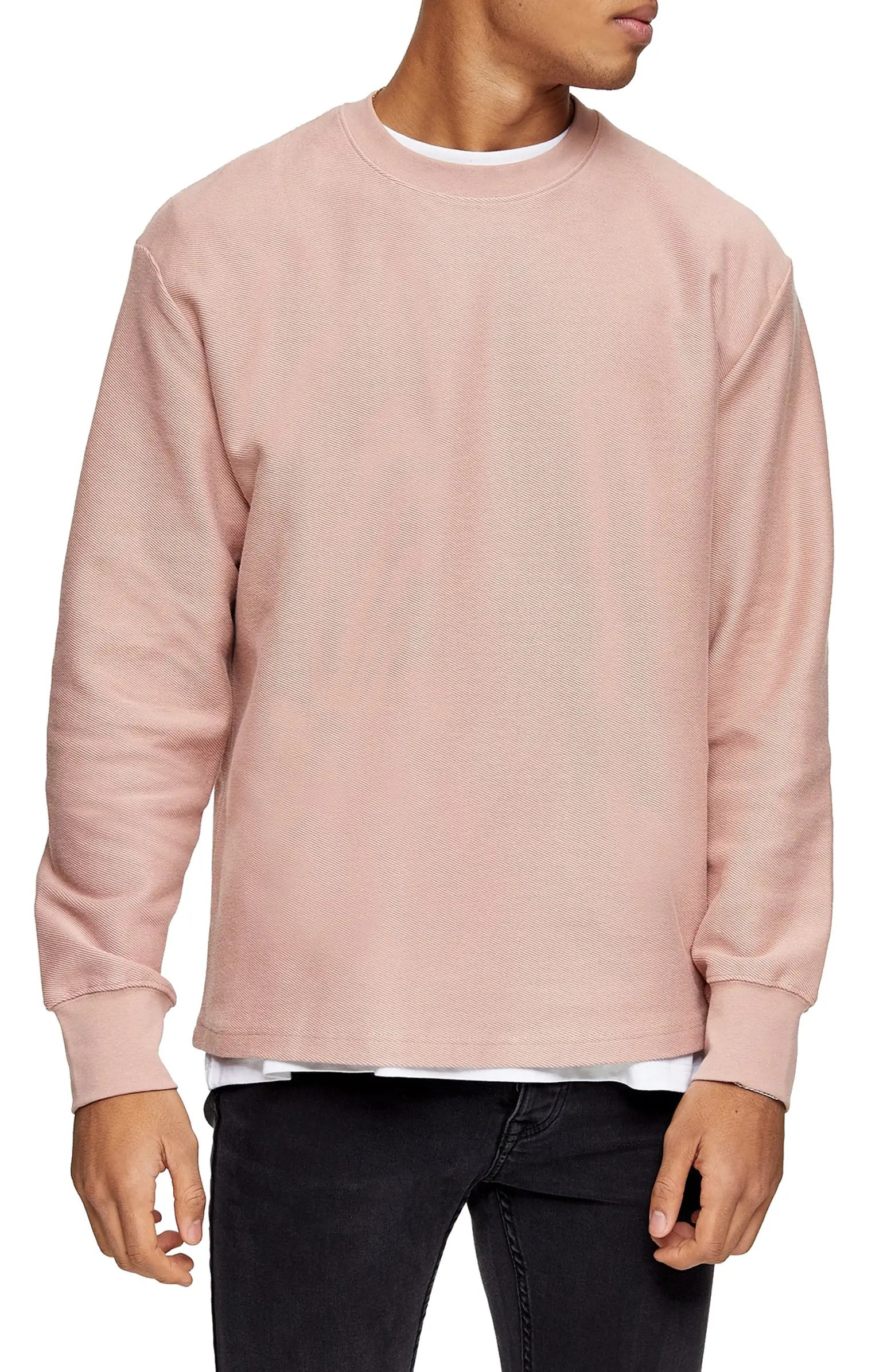 Classic Fit Crewneck Twill Sweatshirt | Nordstrom