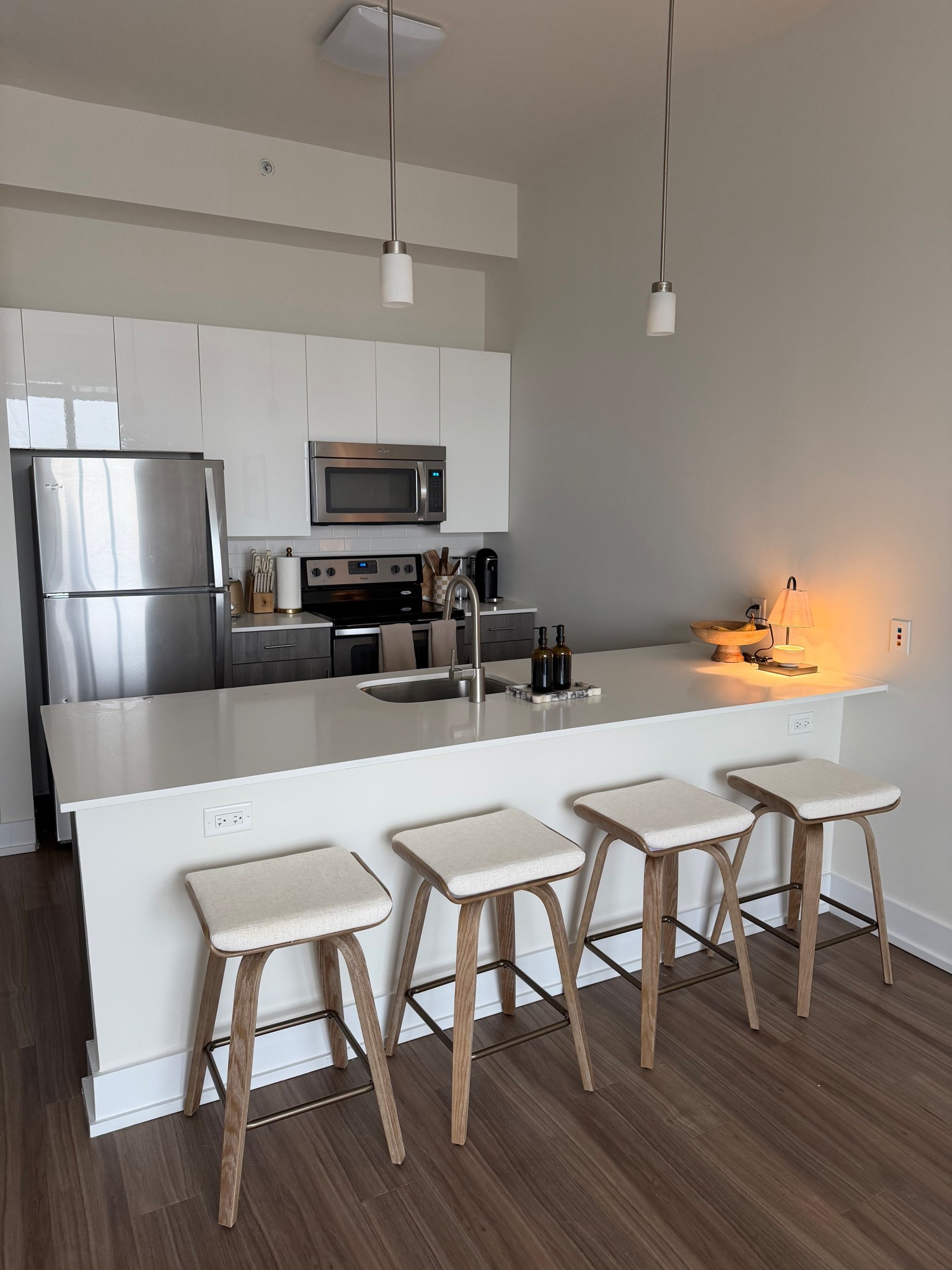 Barstools + kitchen things from Amazon🤍