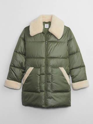 ColdControl Max Oversized Long Puffer Coat | Gap Factory